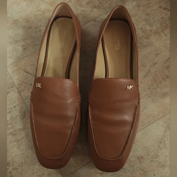 Michael Kors | Shoes | Michael Kors Brown Leather Loafers 